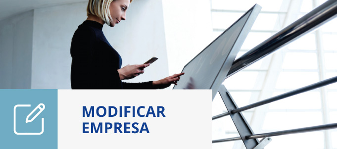 Modificar empresa